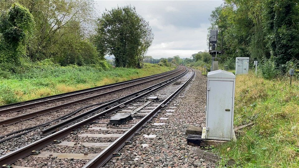 Medway Valley Line Preston Hall Farm Crossing photo