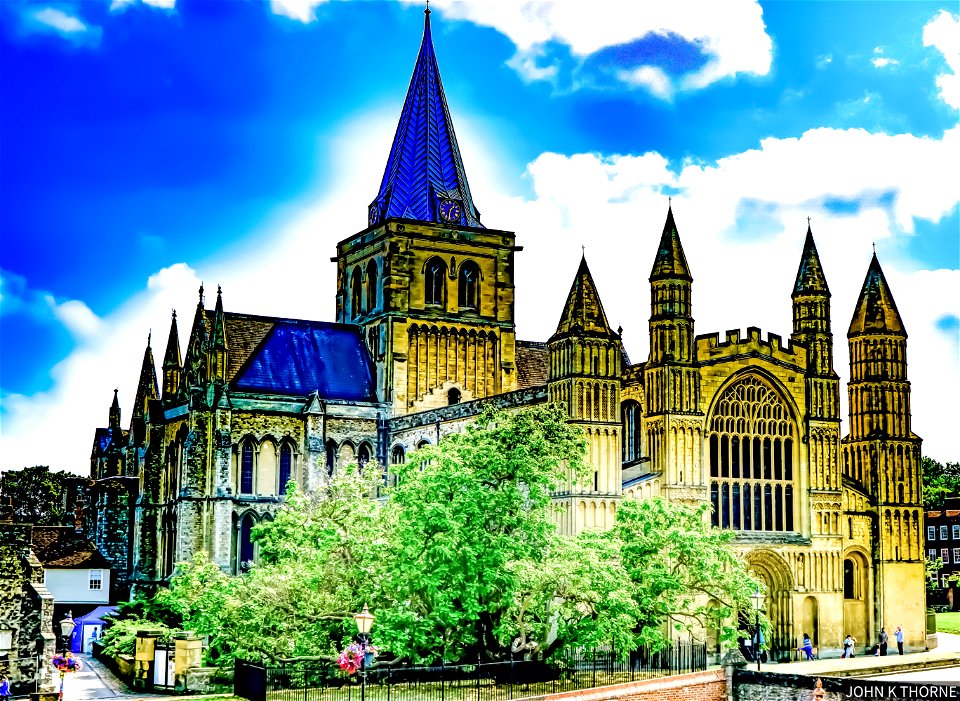 CATHEDRAL CHURCH OF CHRIST AND THE BLESSED VIRGIN MARY OF ROCHESTER (FORMERLY PRIORY OF ST ANDREW WAS INCLUDED) ROCHESTER CATHEDRAL