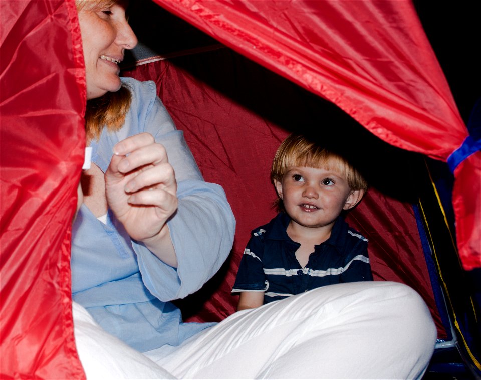 Tent people photo