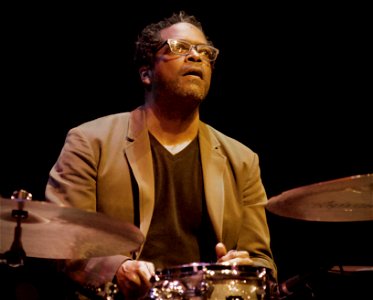 Tomasz Stańko Quartet 16 maart 2014 Lantaren Venster Rotterdam - Gerald Cleaver
