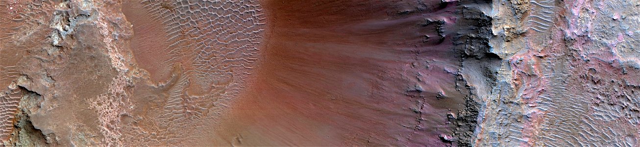 Mars - Slope of Crater