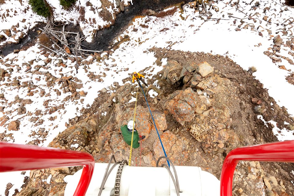 Yellowstone Search & Rescue Team training near Mammoth (9)