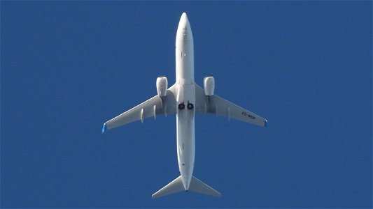 Boeing 737-85P EC-MQP Air Europa to Madrid (17400 ft.)