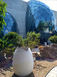 Egg at Dali Museum St Petersburg Florida