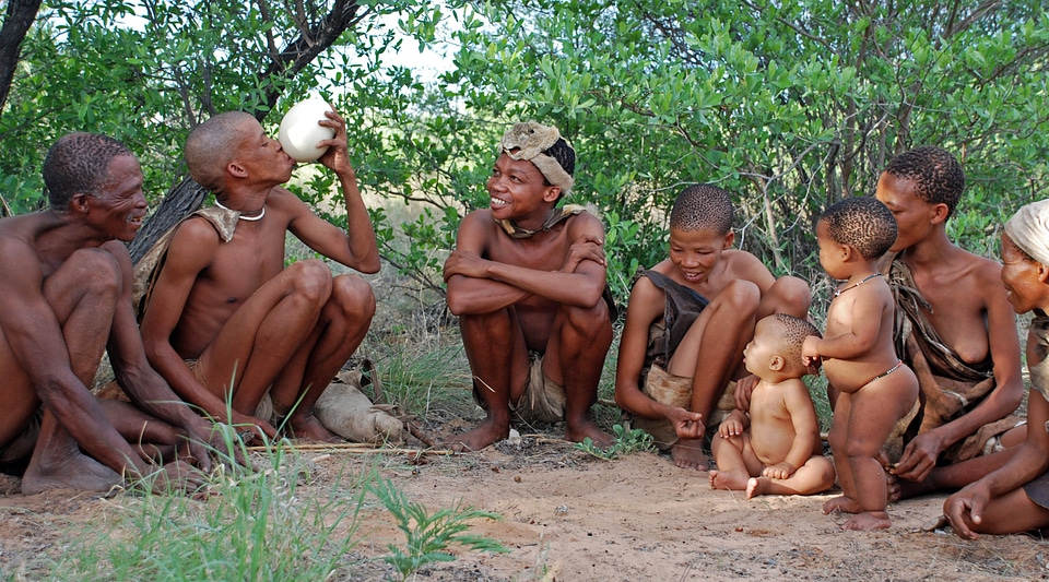 Family africa man