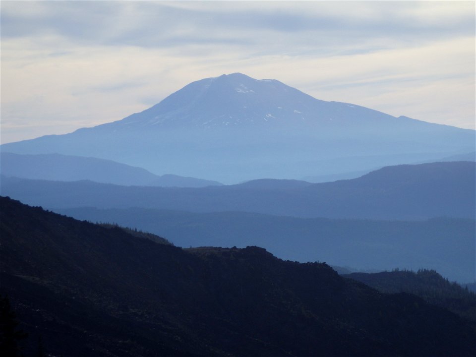 20210810-Mount Adams from Ptarmigan Trail- Joe Flynn Mount St Helens Institute Mountain Steward Volunteer.