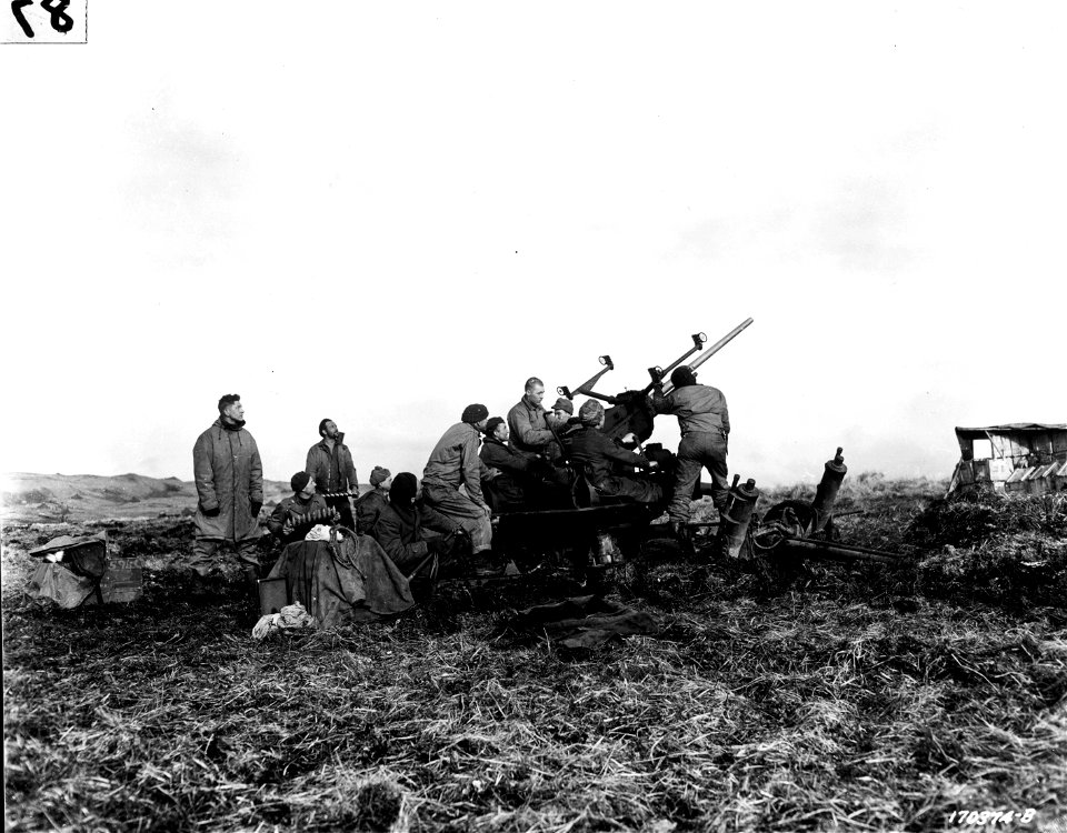 SC 170374-B - Occupation of Amchitka by U.S. Army task forces.