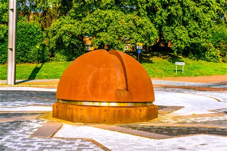 Observatory? Dalek? R2D2? Apparently it’s a bolt. Bold roundabout Ashford Kent.