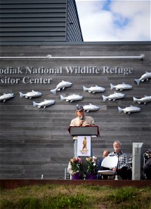 Kodiak Bear Sculpture Ceremony