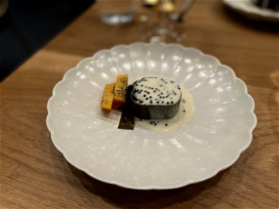 Wakame, Black Cod, Pumpkin, Caviar Sauce photo
