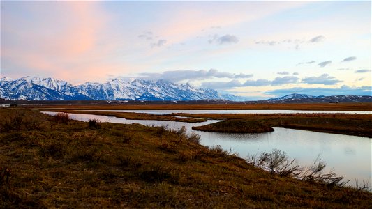 Sunrise over the National Elk Refuge