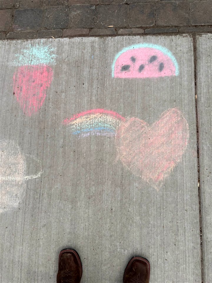 Sidewalk Chalk Art