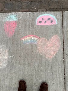 Sidewalk Chalk Art photo