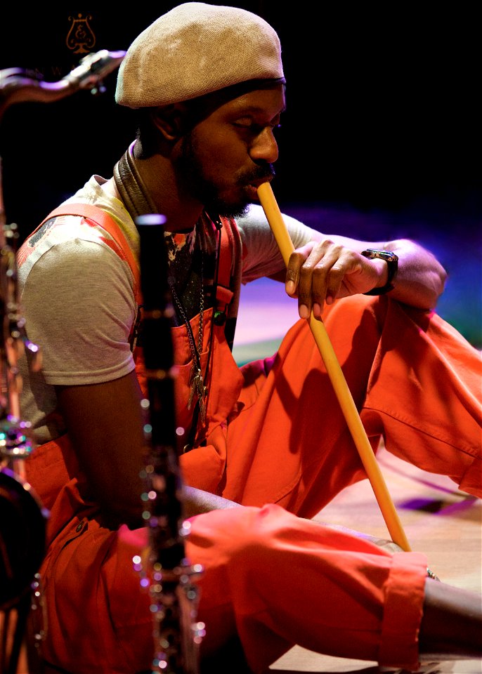 Louis Moholo-Moholo '5 Blokes', BIM Amsterdam 5 september 2019 - Shabaka Hutchings photo