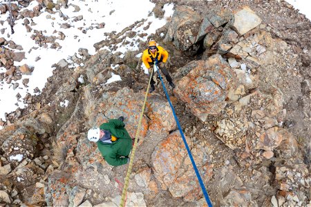 Yellowstone Search & Rescue Team training near Mammoth (10) photo