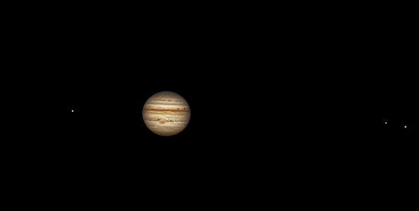 Day 241 - Jupiter with the Great Red Spot on 8-28-21