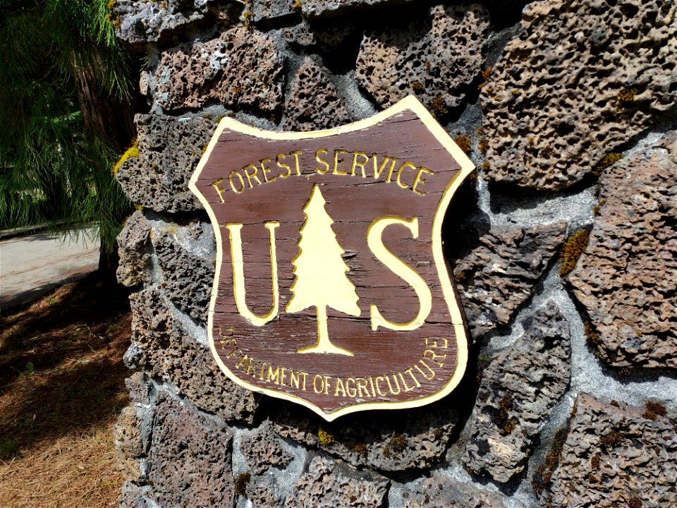 Forest Service Plaque