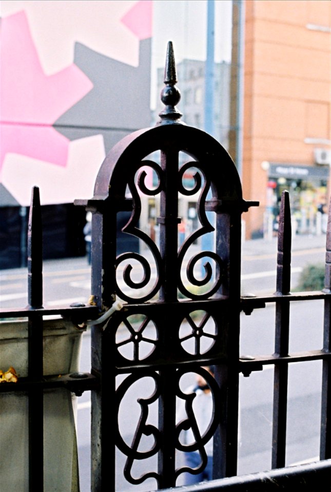 Decorative ironwork at Birmingham Moor Street station
