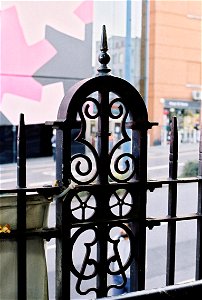Decorative ironwork at Birmingham Moor Street station photo