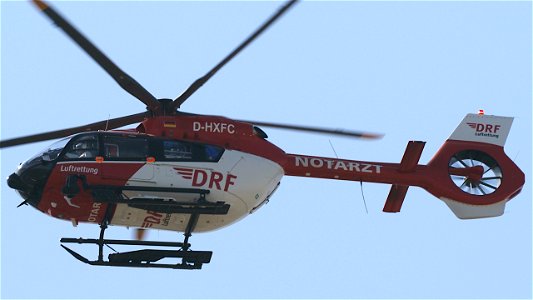 Airbus Helicopters H145 (BK117 D-3  with 5 blades) D-HXFC DRF Luftrettung (2900 ft.)