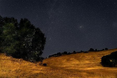 Andromeda and North Sky over Cronan Ranch photo