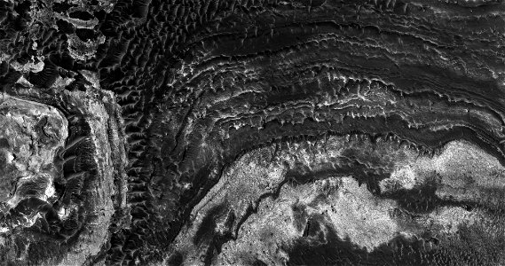 Wrinkle Ridges in East Meridiani Planum photo