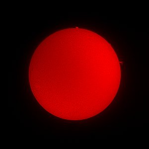 Sun in Hydrogen-Alpha on 1-4-22 photo