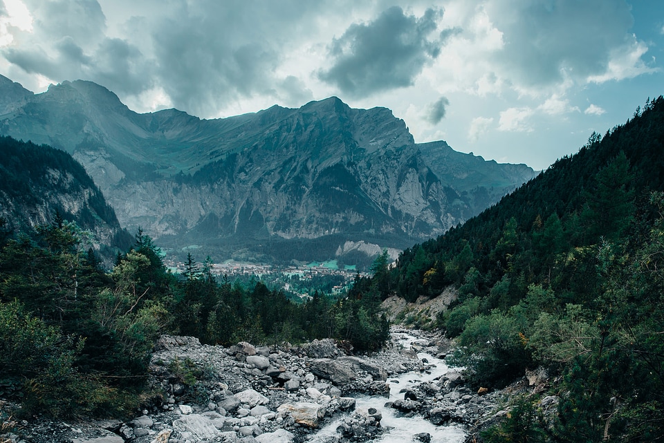 Dramatic Mountain View