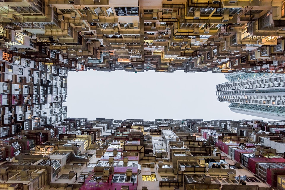 Bottom View Skyscraper