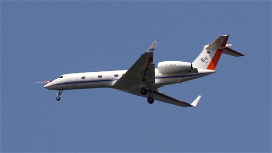 Gulfstream G550 D-ADLR DLR Flugbetriebe Research-Roundtrip Oberpfaffenhofen (4300 ft.)