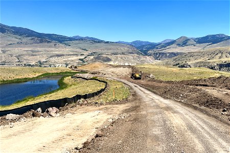 Old Gardiner Road improvements: July 30, 2022 photo