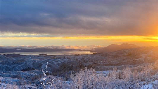 South Cow Mountain Snow