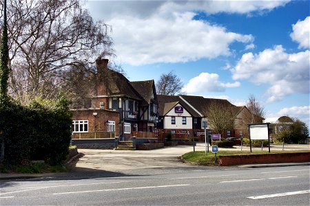 Closed Pub Restaurant and Premiere Inn Hotel