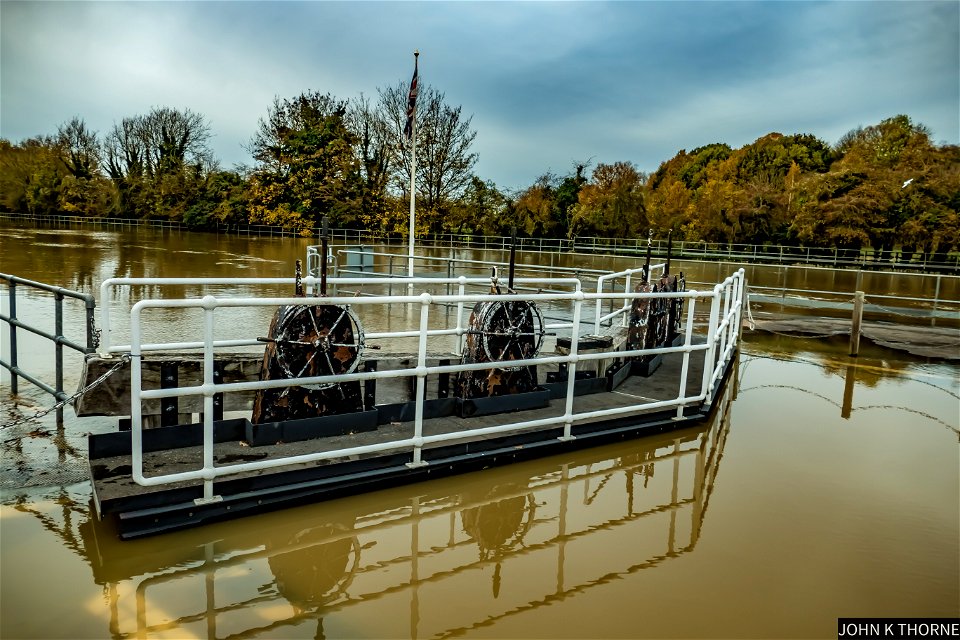 Allington Lock River Medway Flood