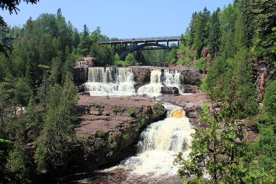 Minnesota gooseberry falls state park falls
