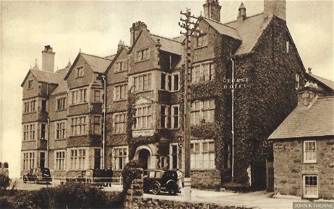 George IV Hotel A Grade II Listed Building in Criccieth, Gwynedd 1910 photo