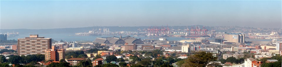 Durban Harbour 9 July 2019 Panorama photo