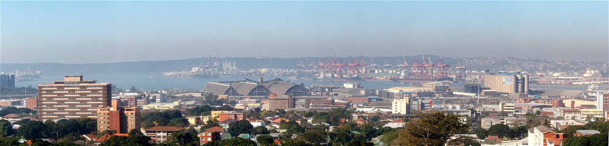Durban Harbour 9 July 2019 Panorama