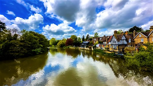 Riverscape River Medway Aylesford photo