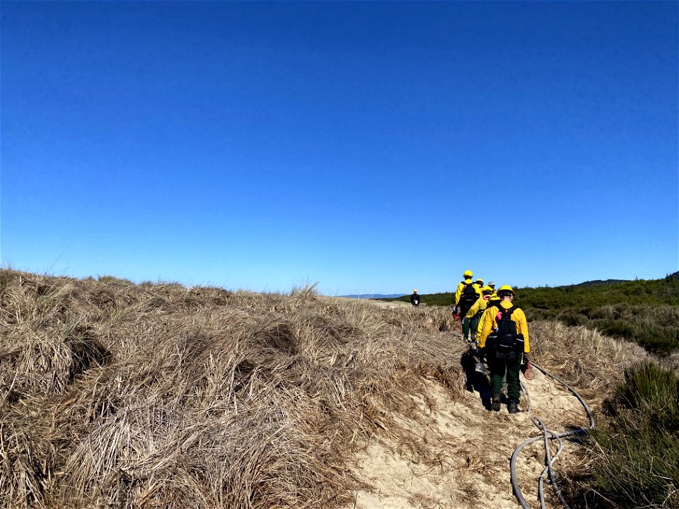 Siuslaw Oregon Dunes Prescribed Burn 2022