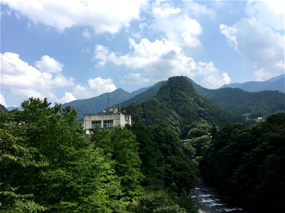 Nippara River in Hikawa, Okutama-machi