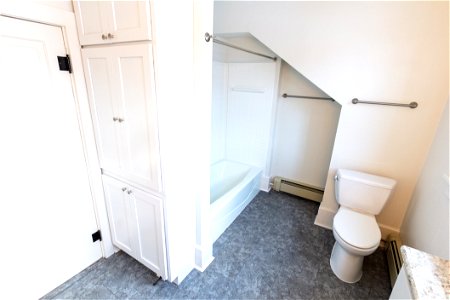 Housing improvement project goal 3 - Soap Suds Row housing (2): after bathroom