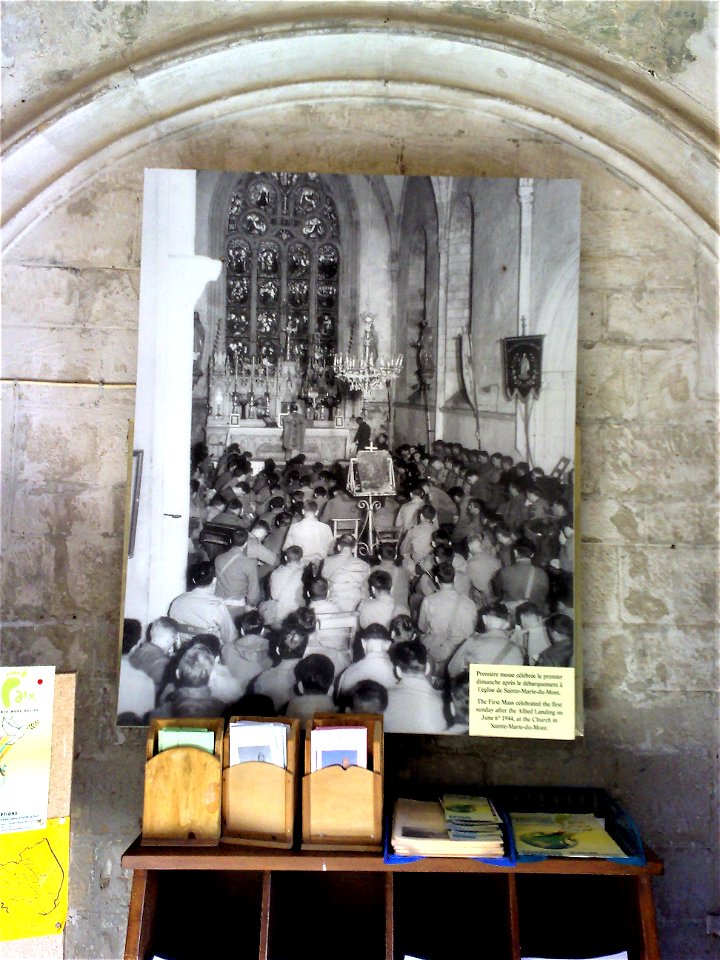 Sainte-Marie-du-Mont Church - Utah Beach, Normandy, France