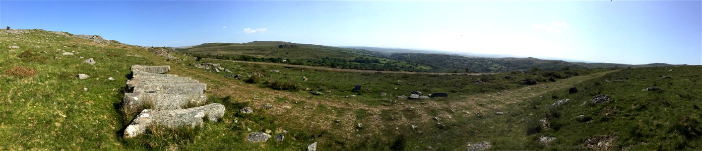 London Bridge Buttress Sections ( unused seconds made here ) not required when sold to USA in 1967 ) Swelltor Quarries (west side near main footpath ) Foggintor Quarry Dartmoor National Park Devon UK 27th May 2023 (6)