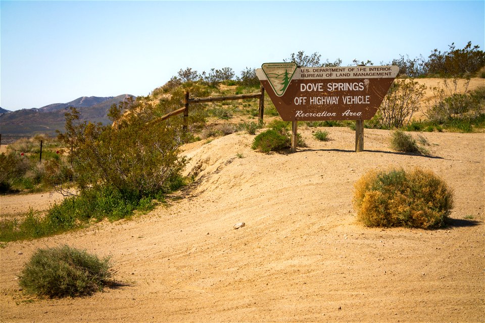 Dove Springs OHV Area