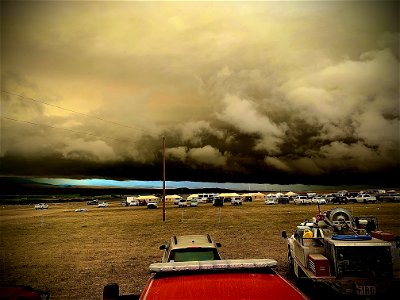 Storm Over Wood Creek Fire
