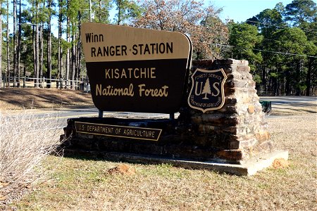 Winn Ranger District station sign - Kisatchie National Forest photo