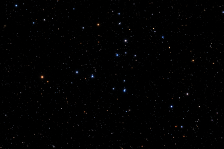 The Coma Berenices open cluster photo