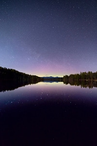 Aurora Lake Reflection photo