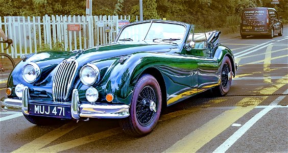 MUJ471 MUJ 471 Jaguar 3442cc 1955